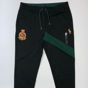 POLO RALPH LAUREN ROYAL CREST JOGGERS TRACK PANTS